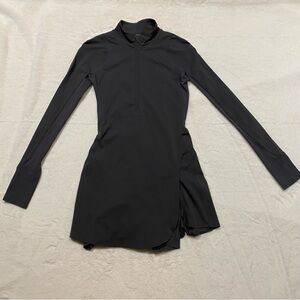 NWOT(2) Lululemon Nulux Long-Sleeve Tennis Dress Graphite Grey Extra Small